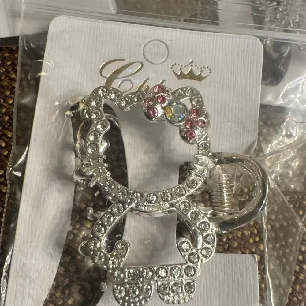 3233-Matt Fun Item-Double Sided Hello Kitty Hair Claw- Price For 1‎ Hair Clip